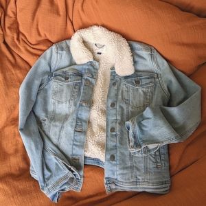 Sherpa lined Jean jacket